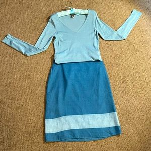 2 Piece Banana Republic Shirt & Skirt